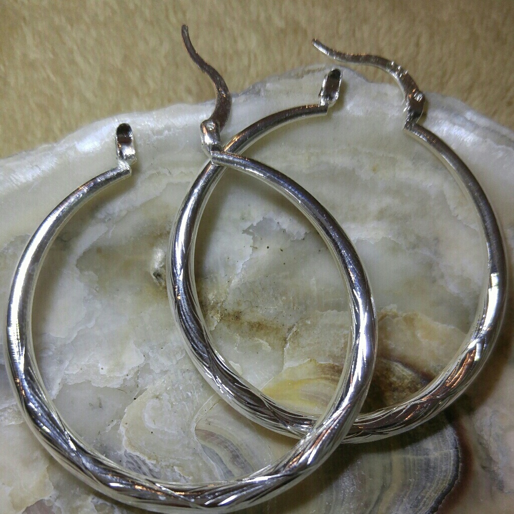 Hoop earrings